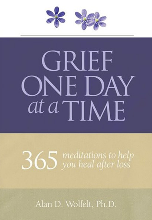 Book entitled Grief One Day at a Time